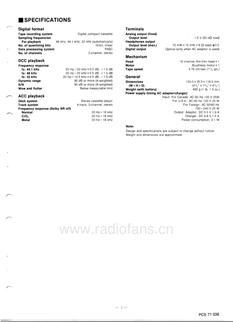 Philips DCC130.pdf维修手册_第3页